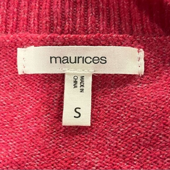 Maurice’s casual long sleeve scoop neck Pink Sweater size small - Picture 7 of 12